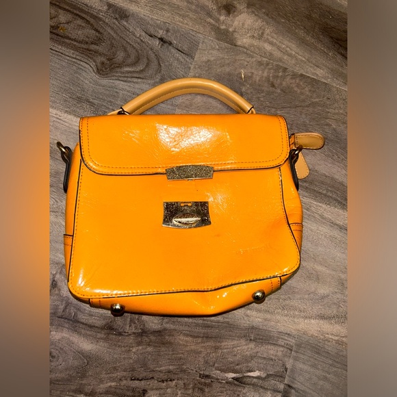 Orange leather hand purse 🧡🍑👛 - Picture 4 of 4